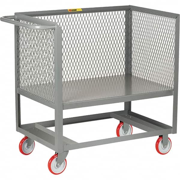 Little Giant - 1,200 Lb Capacity, 1 Shelf, Platform Truck - 37" Long x 18" Wide x 40" High - Exact Tooling