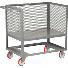 Little Giant - 1,200 Lb Capacity, 1 Shelf, Platform Truck - 53" Long x 24" Wide x 40" High - Exact Tooling