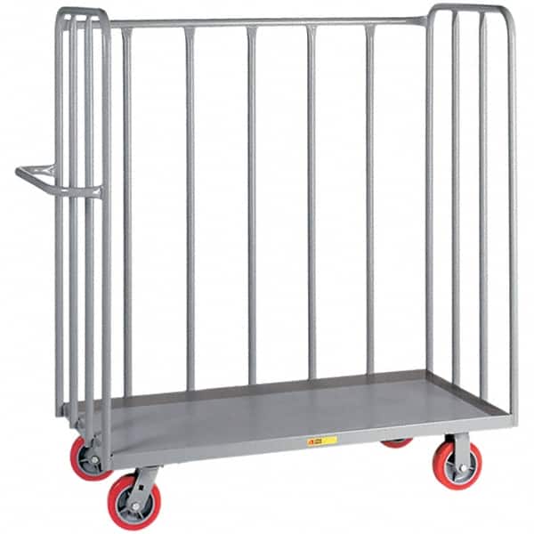 Little Giant - 3,600 Lb Capacity, 3-Sided Truck - 48" Long x 30" Wide x 57" High - Exact Tooling