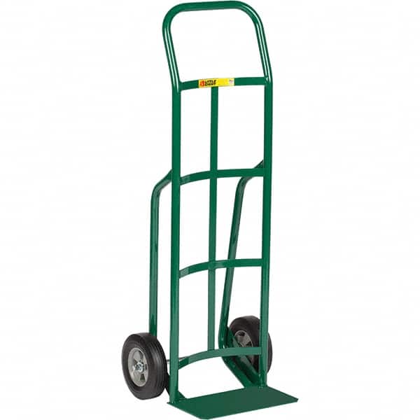 Little Giant - 800 Lb Capacity 47" OAH Hand Truck - Continuous Handle, Steel, Rubber Wheels - Exact Tooling