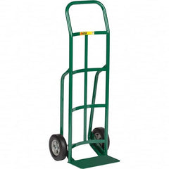 Little Giant - 800 Lb Capacity 47" OAH Hand Truck - Continuous Handle, Steel, Rubber Wheels - Exact Tooling