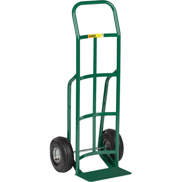 Little Giant - 800 Lb Capacity 47" OAH Hand Truck - Continuous Handle, Steel, Pneumatic Wheels - Exact Tooling