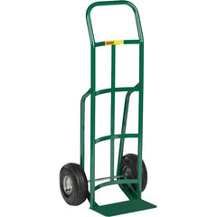 Little Giant - 800 Lb Capacity 47" OAH Hand Truck - Continuous Handle, Steel, Pneumatic Wheels - Exact Tooling