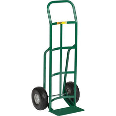 Little Giant - 800 Lb Capacity 47" OAH Hand Truck - Continuous Handle, Steel, Flat-Free Microcellular Foam Wheels - Exact Tooling