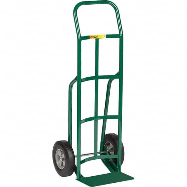 Little Giant - 800 Lb Capacity 47" OAH Hand Truck - Continuous Handle, Steel, Rubber Wheels - Exact Tooling
