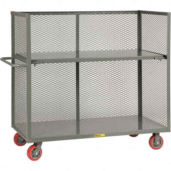 Little Giant - 3,600 Lb Capacity, 1 Shelf, Shelf Truck - 48" Long x 24" Wide x 57" High - Exact Tooling