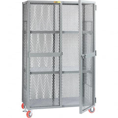 Little Giant - 2 Shelf Storage Cabinet - Steel, 49" Wide x 33" Deep x 81" High - Exact Tooling