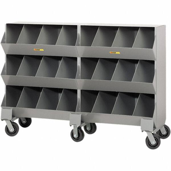 Little Giant - Bin Shelving Type: Bin Storage Cabinet Overall Height (Inch): 45-1/2 - Exact Tooling