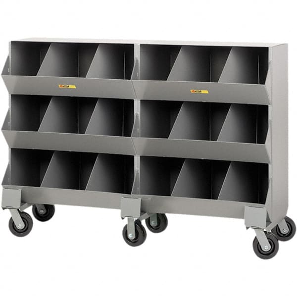 Little Giant - Bin Shelving Type: Bin Storage Cabinet Overall Height (Inch): 45-1/2 - Exact Tooling