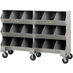 Little Giant - Bin Shelving Type: Bin Storage Cabinet Overall Height (Inch): 45-1/2 - Exact Tooling