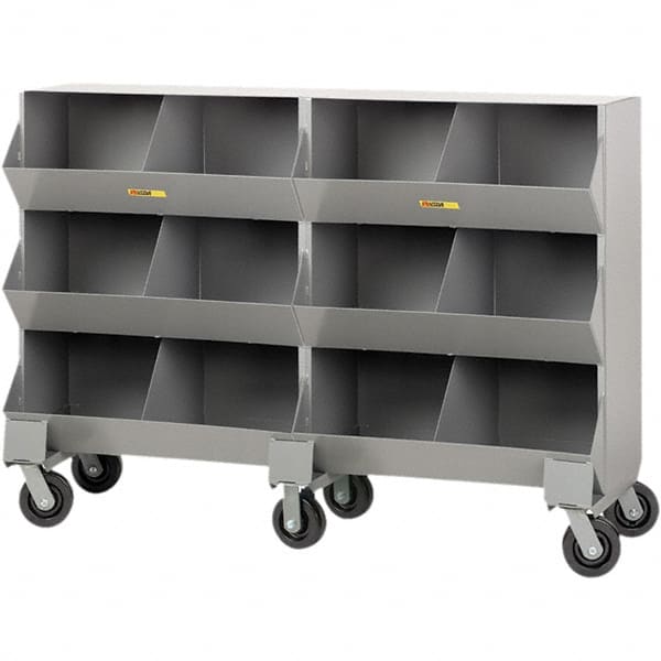 Little Giant - Bin Shelving Type: Bin Storage Cabinet Overall Height (Inch): 45-1/2 - Exact Tooling