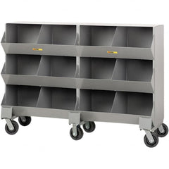 Little Giant - Bin Shelving Type: Bin Storage Cabinet Overall Height (Inch): 45-1/2 - Exact Tooling