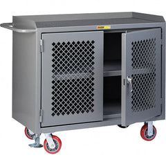 Little Giant - 3,600 Lb Capacity, 2 Drawer Mobile Cabinet - 48" Wide x 43" High - Exact Tooling