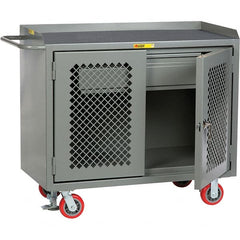 Little Giant - 3,600 Lb Capacity, 1 Drawer Mobile Cabinet - 48" Wide x 43" High - Exact Tooling