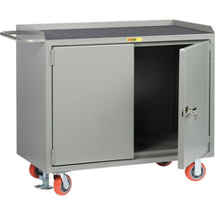 Little Giant - 3,600 Lb Capacity, 1 Drawer Mobile Cabinet - 48" Wide x 43" High - Exact Tooling