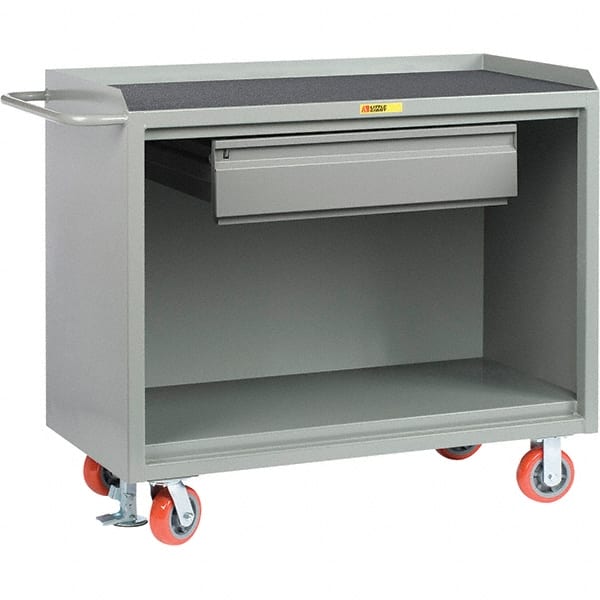 Little Giant - 3,600 Lb Capacity, 1 Drawer Mobile Cabinet - 48" Wide x 43" High - Exact Tooling