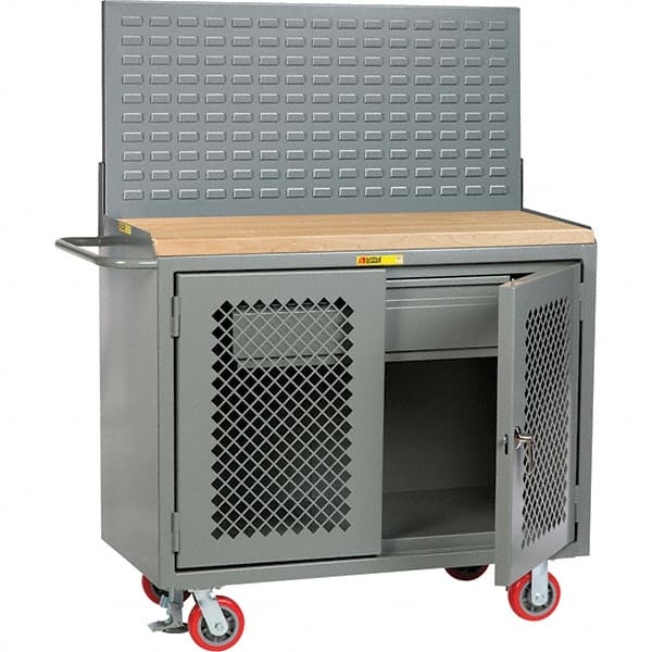 Little Giant - 3,600 Lb Capacity, 1 Drawer Mobile Cabinet - 48" Wide x 65" High - Exact Tooling