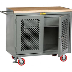 Little Giant - 3,600 Lb Capacity, 1 Drawer Mobile Cabinet - 48" Wide x 43" High - Exact Tooling