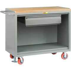 Little Giant - 3,600 Lb Capacity, 1 Drawer Mobile Cabinet - 48" Wide x 43" High - Exact Tooling