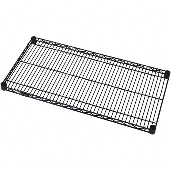Quantum Storage - 1 Shelf Wire Shelving Unit - 12" Wide x 48" Deep x 1" High, - Exact Tooling