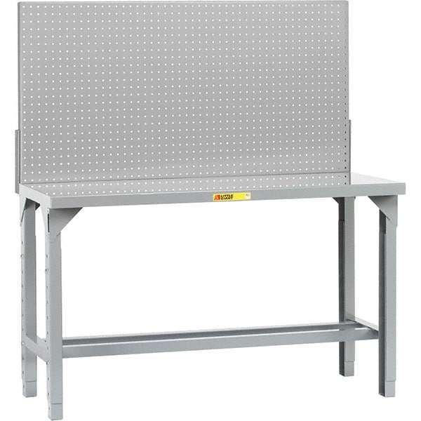 Little Giant - 60 Wide x 30" Deep x 65" High, Steel Workbench - Adjustable Height Legs - Exact Tooling