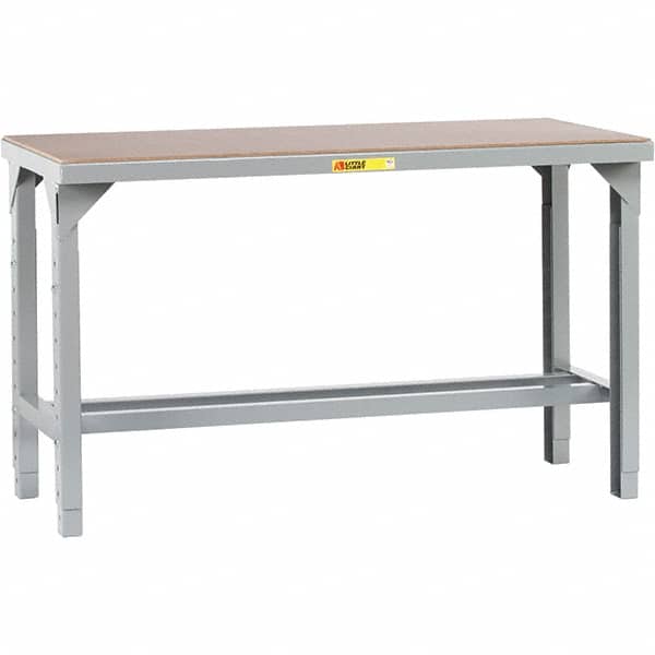 Little Giant - 48 Wide x 24" Deep x 41" High, Steel Workbench - Adjustable Height Legs - Exact Tooling