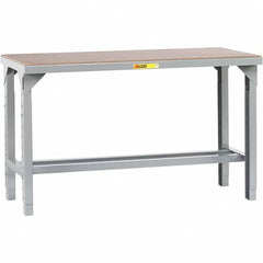 Little Giant - 84 Wide x 36" Deep x 41" High, Steel Workbench - Adjustable Height Legs - Exact Tooling