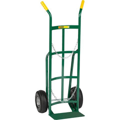 Little Giant - 23-1/2" Long x 22" Wide x 47" High, Gas Cylinder Holder - Holds 1 Cylinder - Exact Tooling