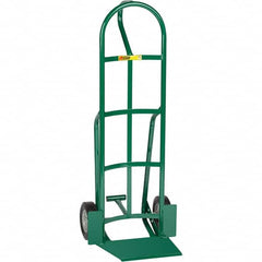 Little Giant - 800 Lb Capacity 49" OAH Hand Truck - Loop Handle, Steel, Rubber Wheels - Exact Tooling