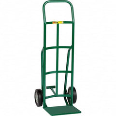 Little Giant - 800 Lb Capacity 47" OAH Hand Truck - Continuous Handle, Steel, Rubber Wheels - Exact Tooling