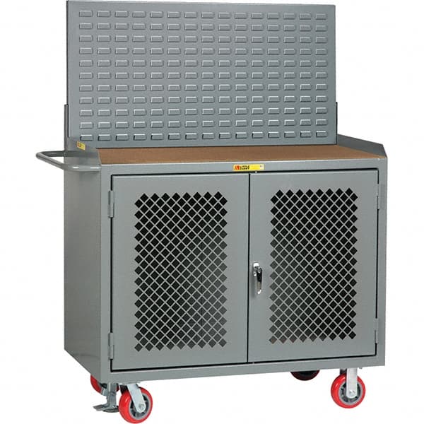 Little Giant - 3,600 Lb Capacity Mobile Cabinet - 48" Wide x 64" High - Exact Tooling