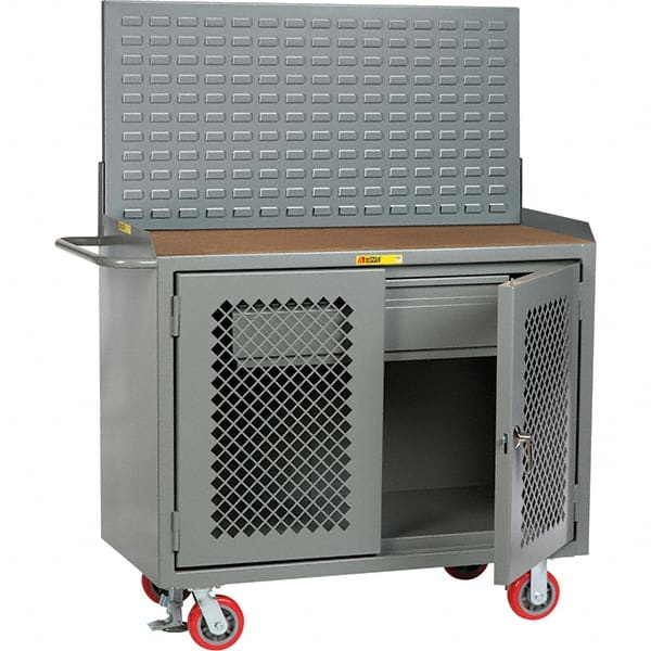 Little Giant - 3,600 Lb Capacity, 1 Drawer Mobile Cabinet - 48" Wide x 65" High - Exact Tooling