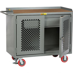 Little Giant - 3,600 Lb Capacity, 1 Drawer Mobile Cabinet - 48" Wide x 43" High - Exact Tooling