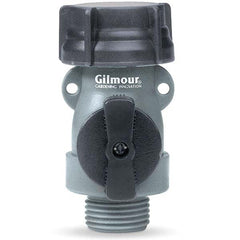 Gilmour - Garden Hose Fittings & Repair Kits Type: Shut-Off Valve Connector Type: Male; Female - Exact Tooling