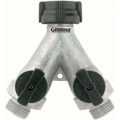 Gilmour - Garden Hose Fittings & Repair Kits Type: Shut-Off Valve Connector Type: Male; Female - Exact Tooling