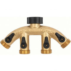 Gilmour - Garden Hose Fittings & Repair Kits Type: Shut-Off Valve Connector Type: Male; Female - Exact Tooling