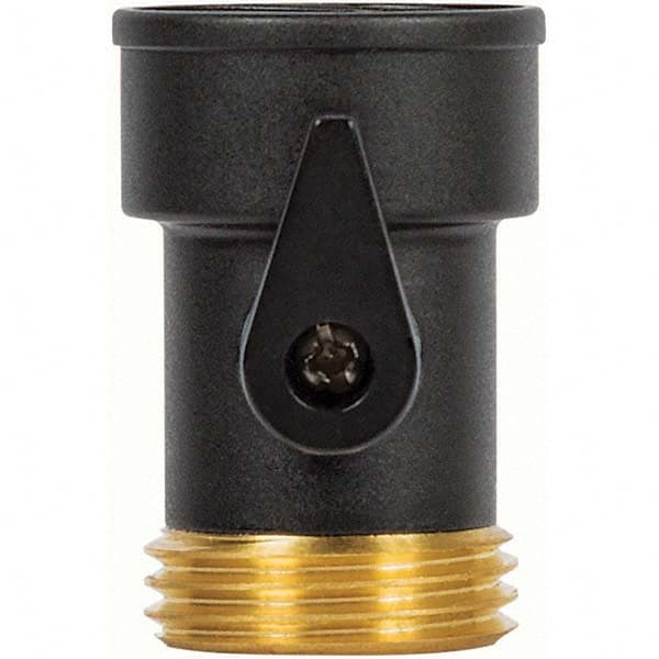 Gilmour - Garden Hose Fittings & Repair Kits Type: Shut-Off Valve Connector Type: Female; Male - Exact Tooling