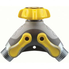 Nelson - Garden Hose Fittings & Repair Kits Type: Shut-Off Valve Connector Type: Male; Female - Exact Tooling