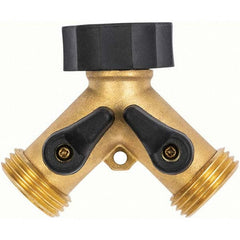 Gilmour - Garden Hose Fittings & Repair Kits Type: Shut-Off Valve Connector Type: Female; Male - Exact Tooling