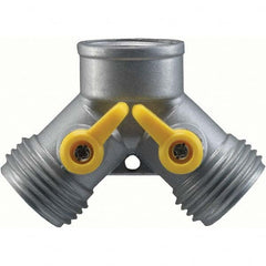 Nelson - Garden Hose Fittings & Repair Kits Type: Shut-Off Valve Connector Type: Male; Female - Exact Tooling