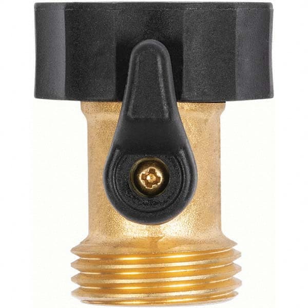 Gilmour - Garden Hose Fittings & Repair Kits Type: Shut-Off Valve Connector Type: Female; Male - Exact Tooling