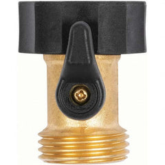 Gilmour - Garden Hose Fittings & Repair Kits Type: Shut-Off Valve Connector Type: Female; Male - Exact Tooling