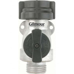 Gilmour - Garden Hose Fittings & Repair Kits Type: Shut-Off Valve Connector Type: Male; Female - Exact Tooling