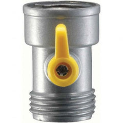Nelson - Garden Hose Fittings & Repair Kits Type: Shut-Off Valve Connector Type: Female; Male - Exact Tooling