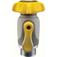 Nelson - Garden Hose Fittings & Repair Kits Type: Shut-Off Valve Connector Type: Female; Male - Exact Tooling