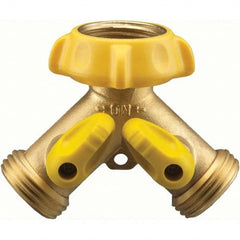Nelson - Garden Hose Fittings & Repair Kits Type: Shut-Off Valve Connector Type: Male; Female - Exact Tooling
