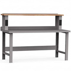 Rousseau Metal - Stationary Work Benches, Tables Type: Work Bench Top Material: Painted Steel - Exact Tooling