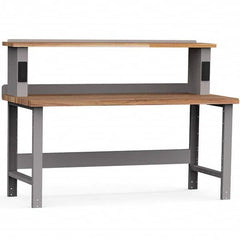 Rousseau Metal - Stationary Work Benches, Tables Type: Work Bench Top Material: Laminated Wood - Exact Tooling