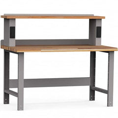Rousseau Metal - Stationary Work Benches, Tables Type: Work Bench Top Material: Laminated Wood - Exact Tooling