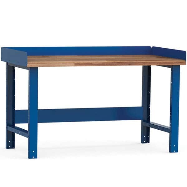 Rousseau Metal - Stationary Work Benches, Tables Type: Work Bench Top Material: Laminated Wood - Exact Tooling